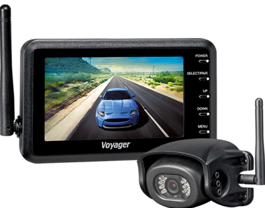 ASA Built-In Speaker Backup Camera WVHS43 - Voyager WVH100 Monitor