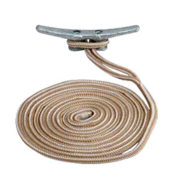 SEA DOG No Supplier Warranty Dock Line 302110020G/W-1 - Double Braided Nylon
