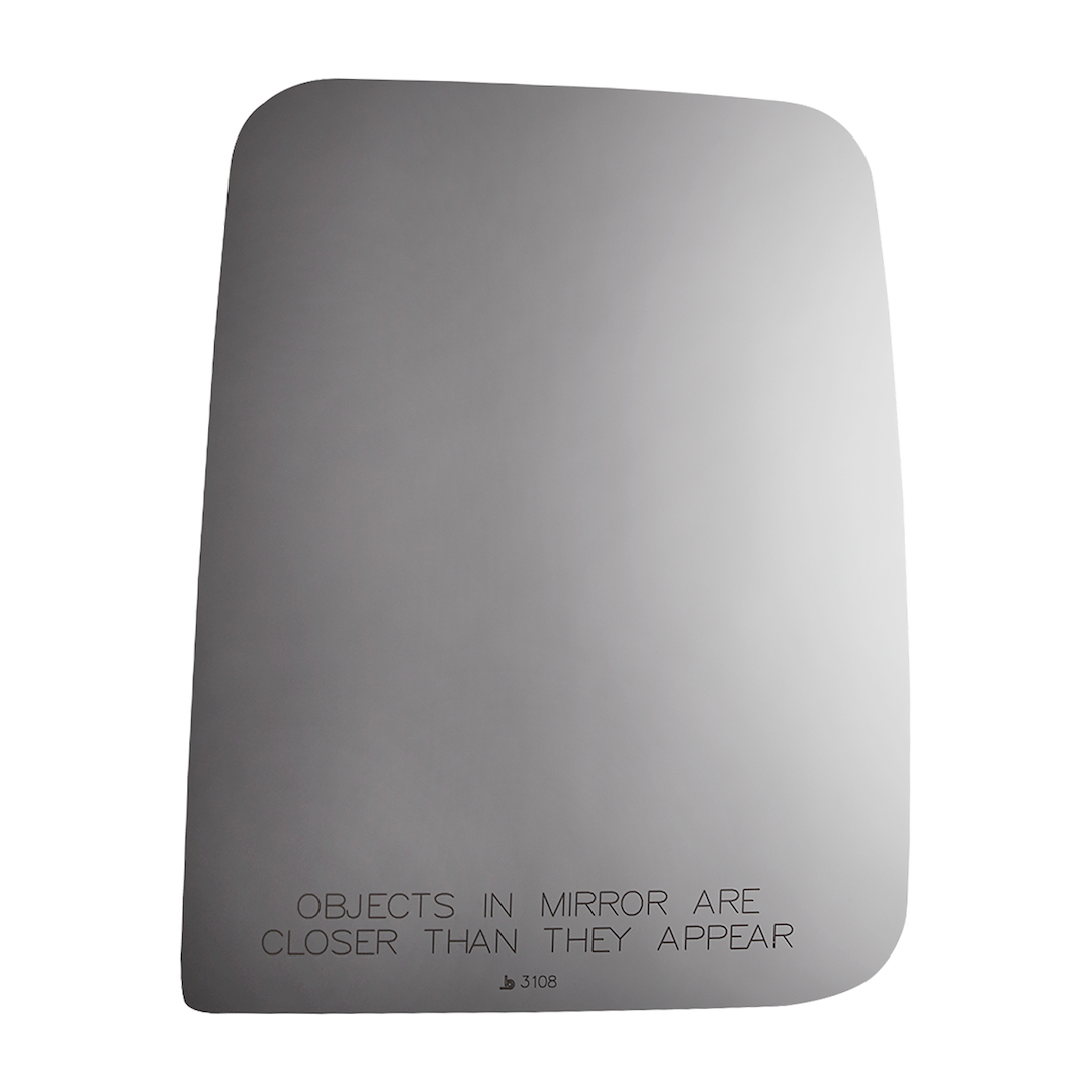 Burco Mirror Smooth Edges For Safety Exterior Mirror Glass 3108 - Mirror Side View