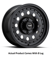 Wheel Pros AR627882B Satin Black Finish - Black Outlaw 17X8 8X165.10