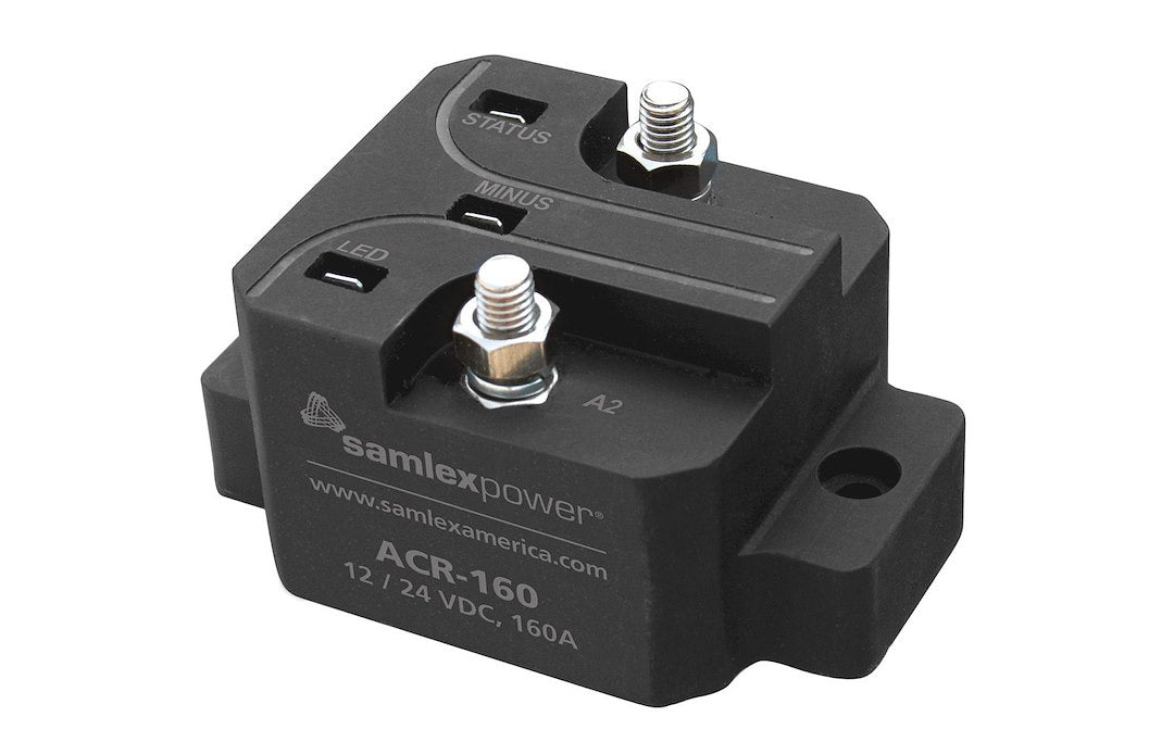 Samlex Amer Potted Waterproof Sealed Unit Battery Isolator ACR-160 - Automatic Charge