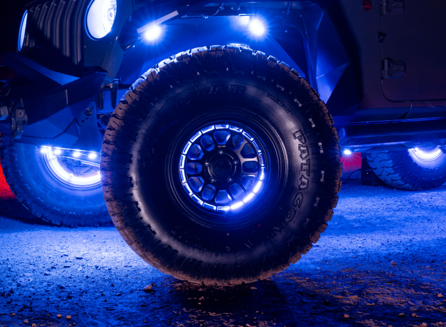 Racesport LT Featuring High-Quality RGBW LEDs Underbody Light Kit RSCWL10 - 14-18Inch Adjustable Wheel