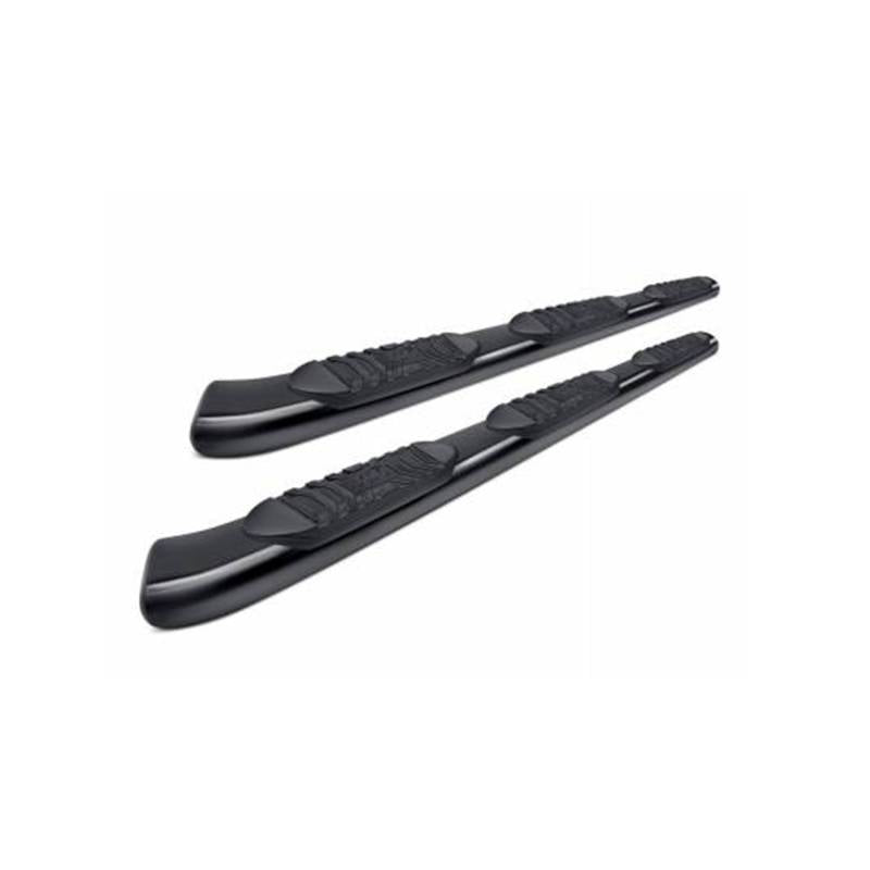 Black Horse Rocker Panel Mount Nerf Bar - Truck Wheel To Wheel GMBK-NL-19 - Extreme Wheel-TO-Wheel Side Steps