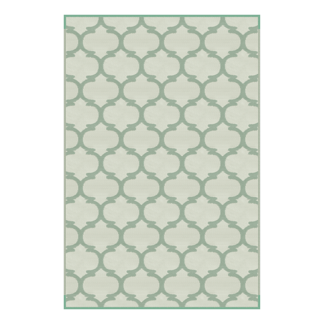 Lippert Comp UV-Resistant To Deter Fading Patio Mat 2021028007 - Green Weather X9 Pat