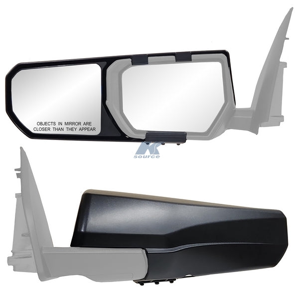 K-Source Manually Adjustable Lens Exterior Towing Mirror 80960 - Mirror Snap Zap