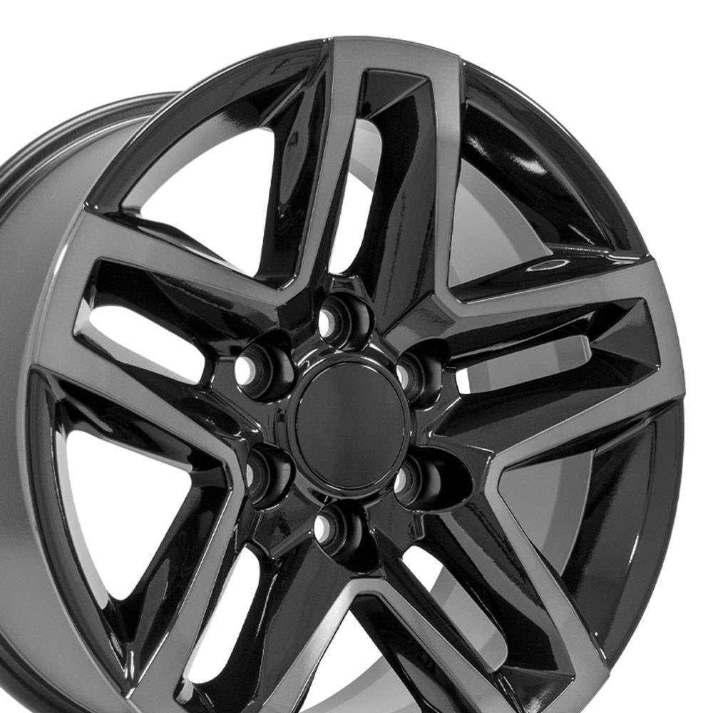 OE Wheels With Center Cap CV34B-18085-6550-26MBT - 18 Replica CV34B Fits Chevro
