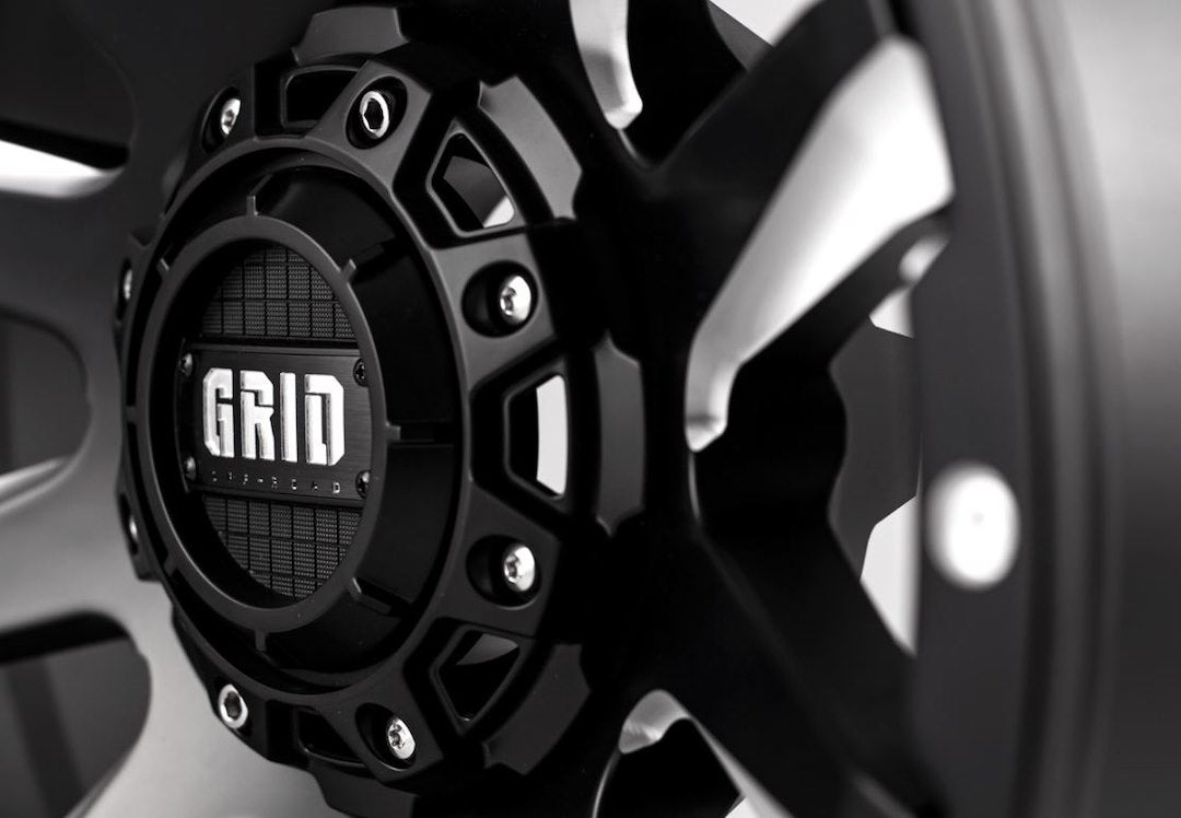 Grid Wheels With Grid Logo Center Cap GD0520090645F3566 - GD05 20X9.0 6X114.3 35 66.1 Mbmd