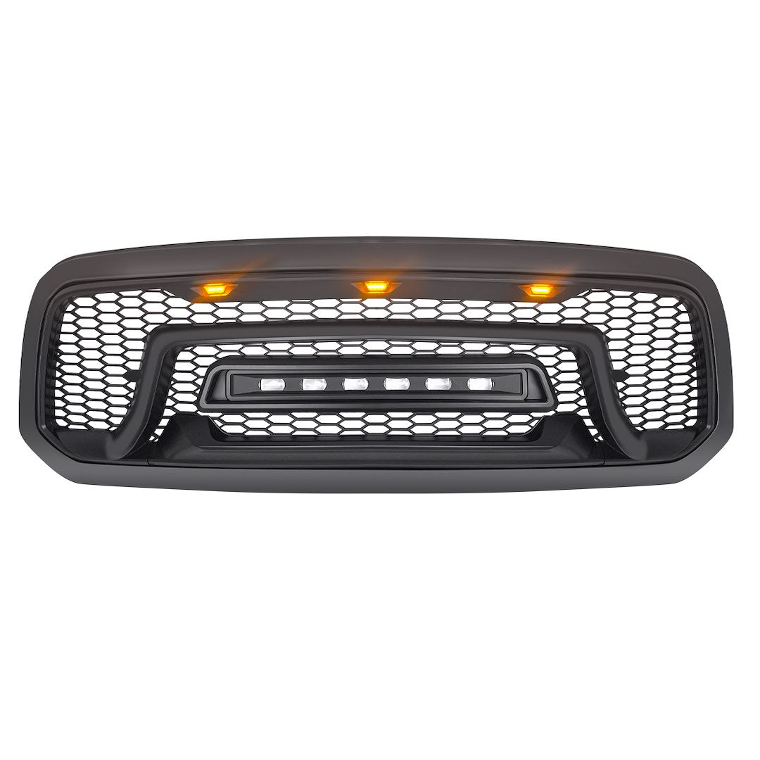 American MOD Mean Aggressive Styling Grille Amdeba00101 - Armor OFF-Road Lights