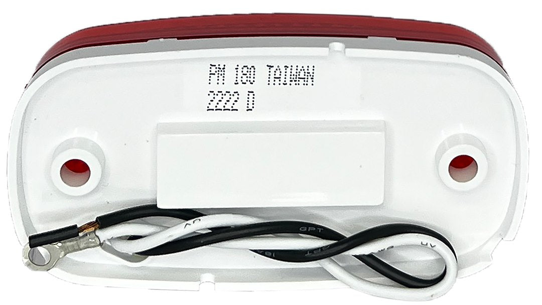 RV Designer Meets DOT Lighting Requirements Trailer Light L903 - Red Oblong Reflex Led Marker