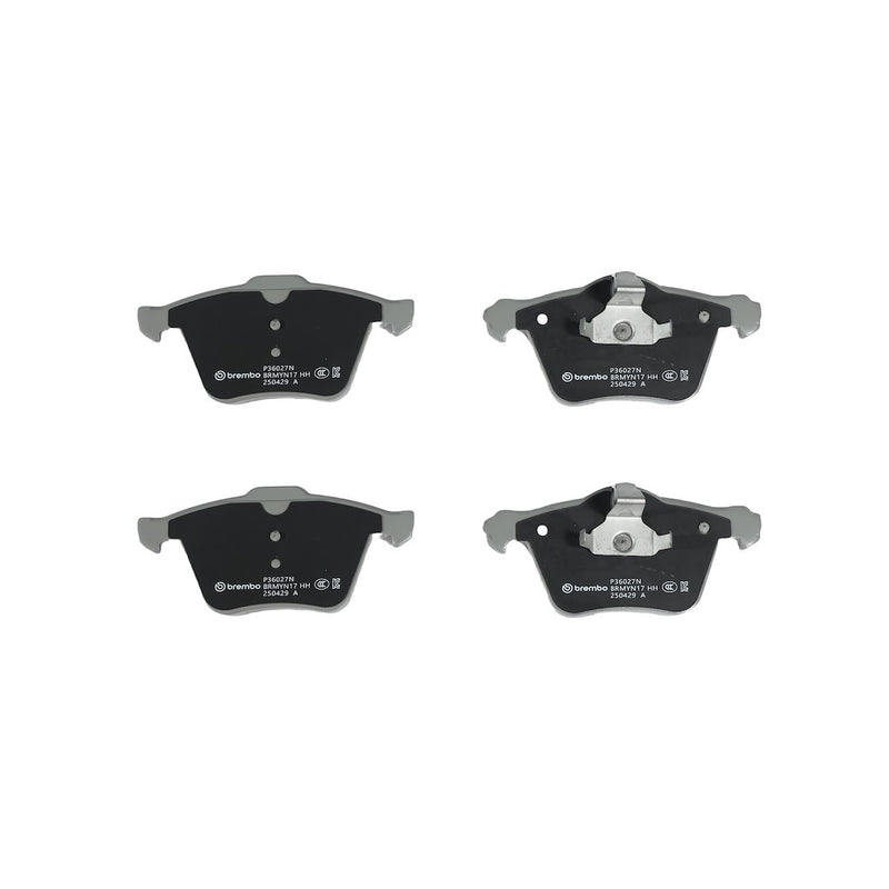 Brembo Premium Low-Met OE Equivalent Pad Brake Pad P36027N - Disc Set