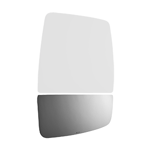 Burco Mirror Smooth Edges For Safety Exterior Mirror Glass 3916 - Mirror Side View