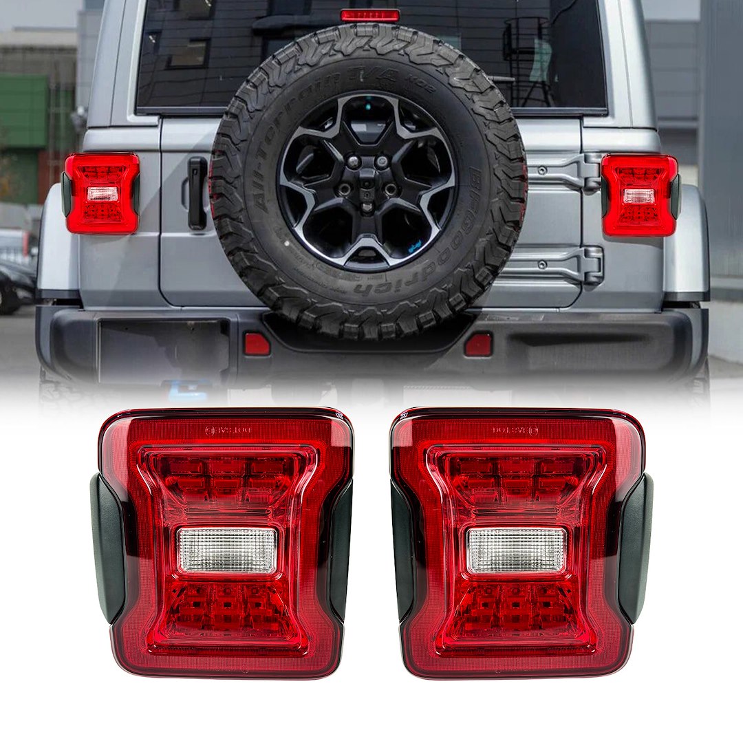 American MOD American Modified Unique Design Tail Light Assembly Amjpac03318 - JK JL Conversion Led