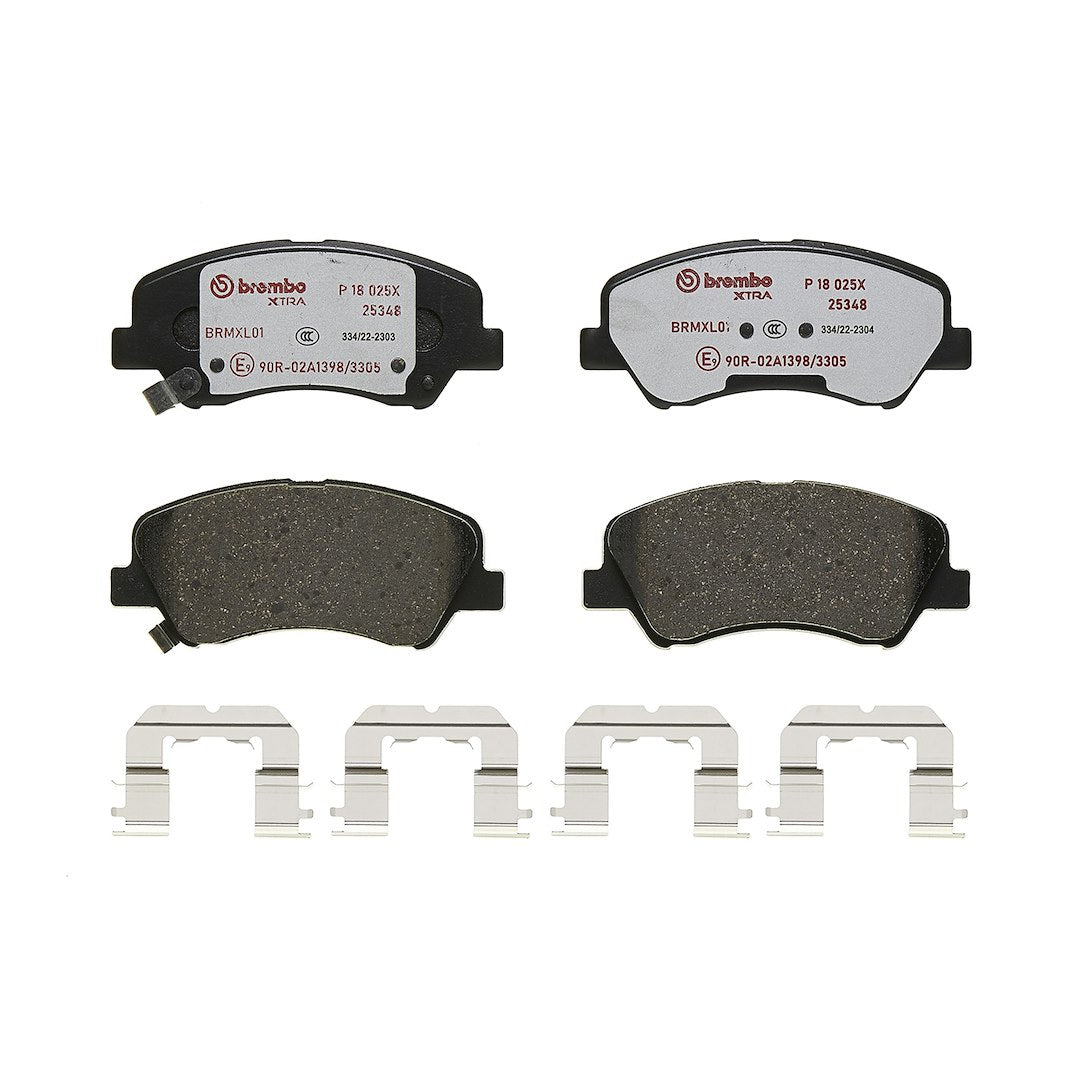 Brembo Premium Low-Met OE Equivalent Pad Brake Pad P18025X