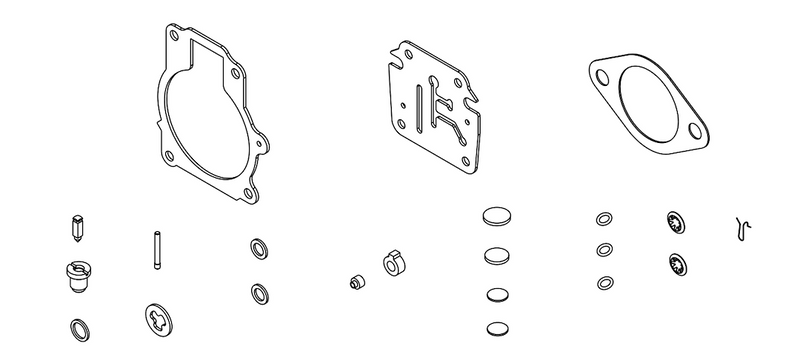 Sierramarine Re-Calibrated And Re-Engineered Carburetor Rebuild Kit 18-7042