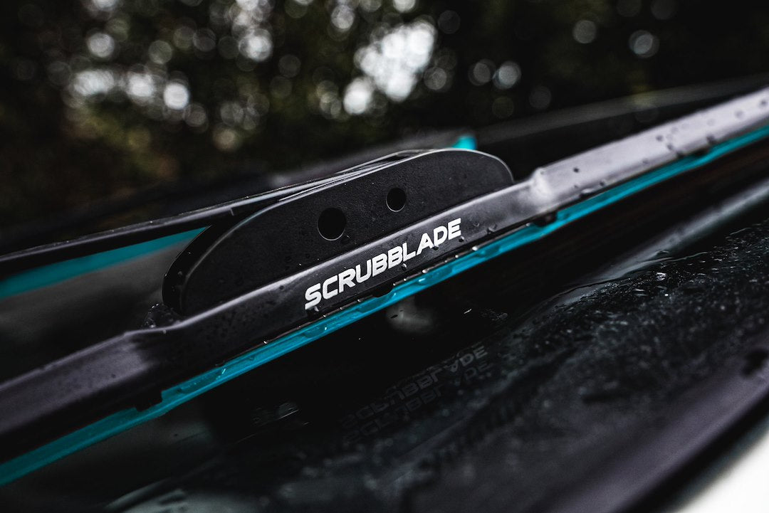 Scrubblade Ensure Quiet Operation Windshield Wiper Blade CBB2400 - Blue 24 Silicone Shadeblade Wpr Bld