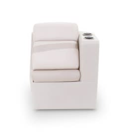 Taylor Made Premium Marine Grade Vinyl Boat Seat 433099 - Gray Lci 17 Rgt Chaise