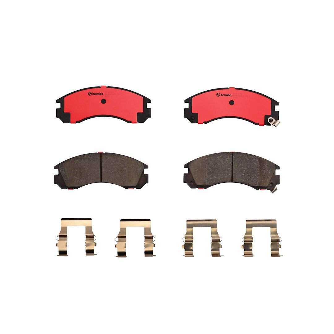 Brembo Premium Low-Met OE Equivalent Pad Brake Pad P54017N - Disc Set