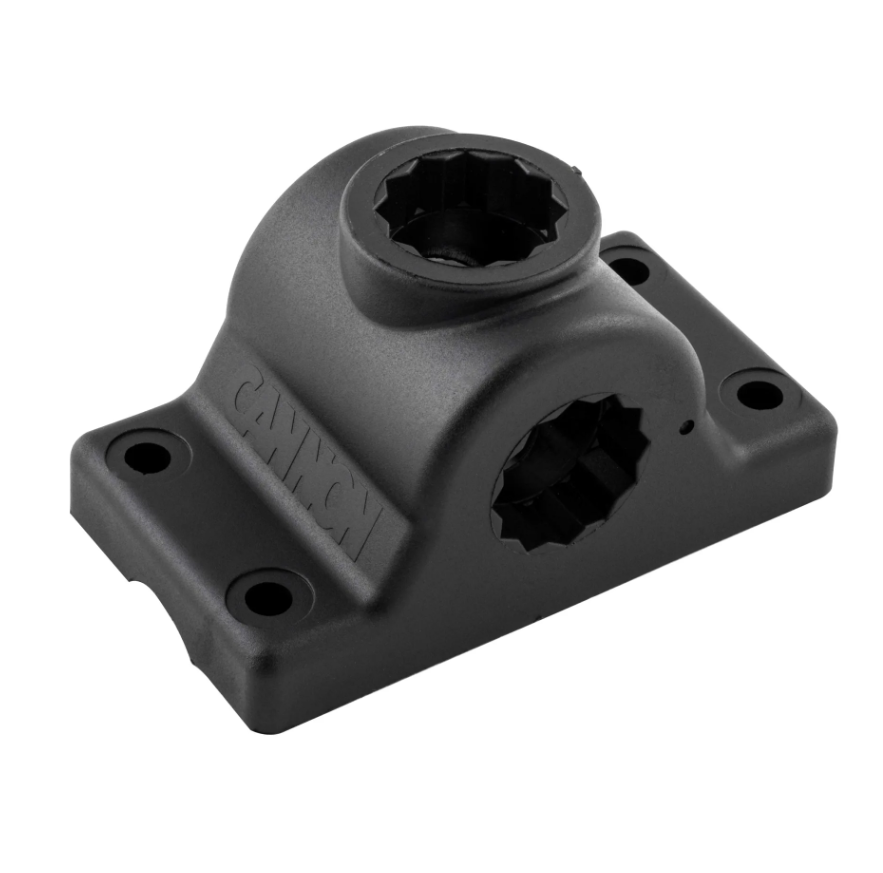 Cannon Features Side Or Deck Mount Fishing Rod Holder Mount 1907060 - Side Deck