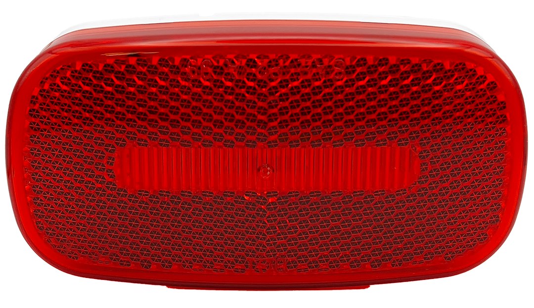 RV Designer Meets DOT Lighting Requirements Trailer Light L903 - Red Oblong Reflex Led Marker