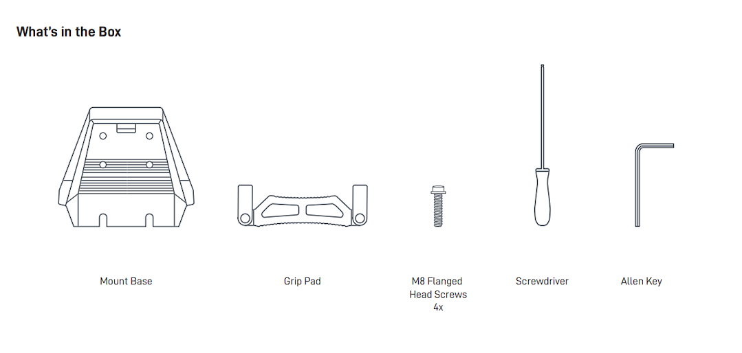 KVH Industry 19-1260-17 Satellite Internet Antenna Mount