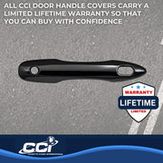 Coast2Coast Limited Lifetime Warranty Exterior Door Handle Cover Ccidh68584SBK - DH 18-25 Camry 4DR GL BK SK