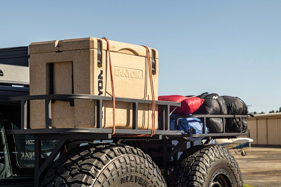 Advanced ACC Provides Long Lasting Durability Cargo Carrier - Spare Tire Mount 49001525 - Bronco Trail Rack