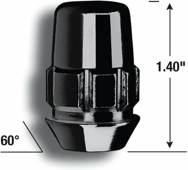 Gorilla Easy To Use Wheel Installation Kit 71643NBC - Black 20PK Locks 14MMX1.5
