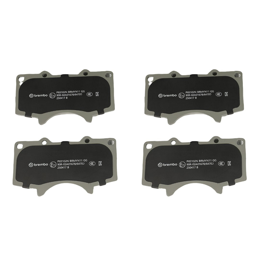 Brembo Premium Low-Met OE Equivalent Pad Brake Pad P83102N