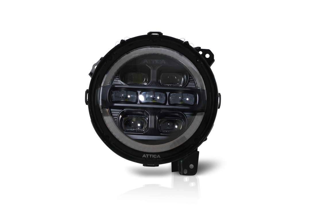 Winjet Built-In Osram LED Chip Headlight Assembly Chatt0771-B-SQ