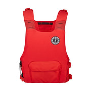 Mustang Surv Front Storage Pocket PFD - Personal Floatation Device MD7183-4-0 - Red Lifevest Khimera Dual Flotation