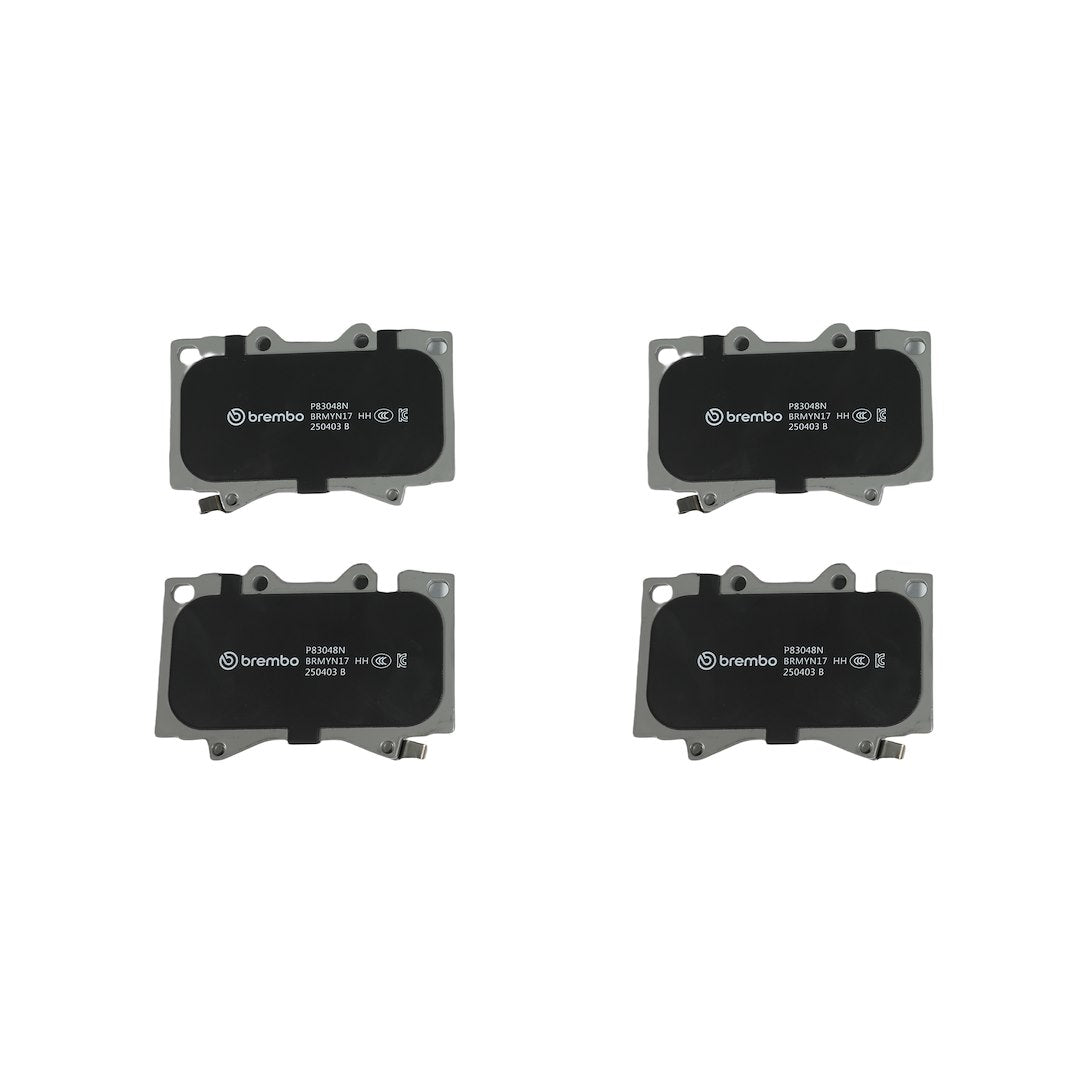 Brembo Premium Low-Met OE Equivalent Pad Brake Pad P83048N - Disc Set