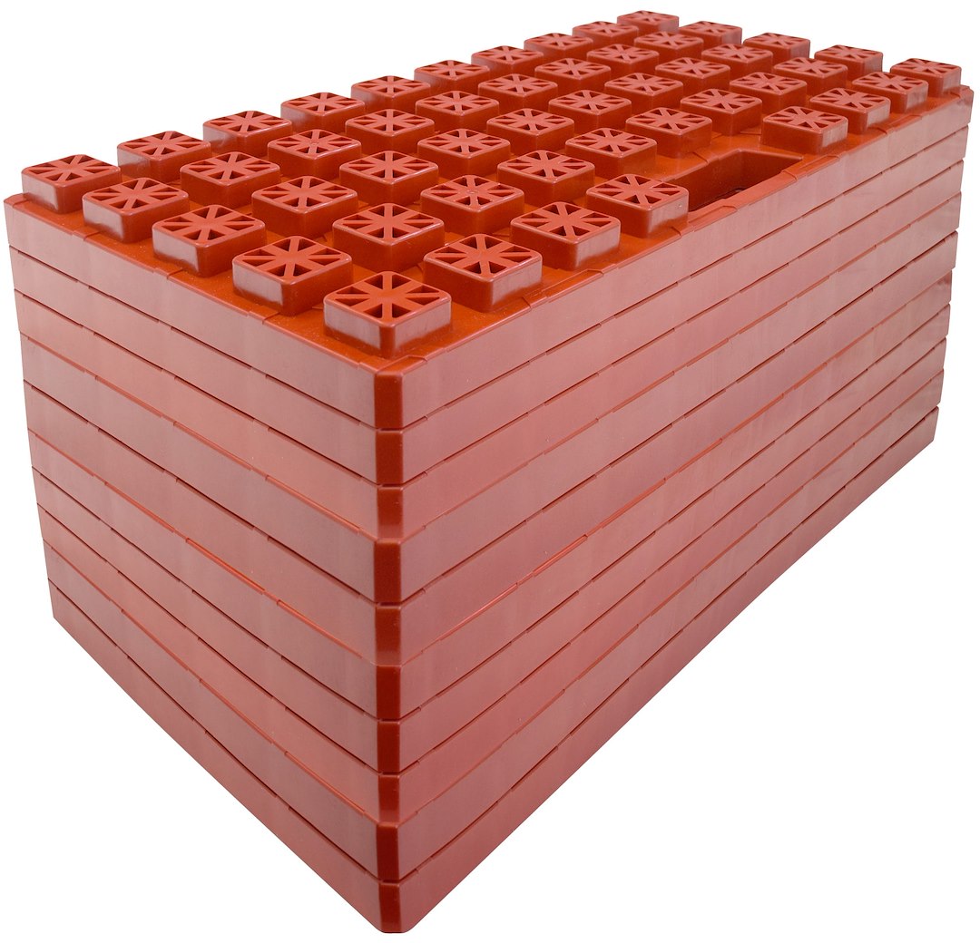 Valterra LLC Attached Easy Grip Handle Leveling Block A10-0930 - Stackers 10X20 10PK BAG