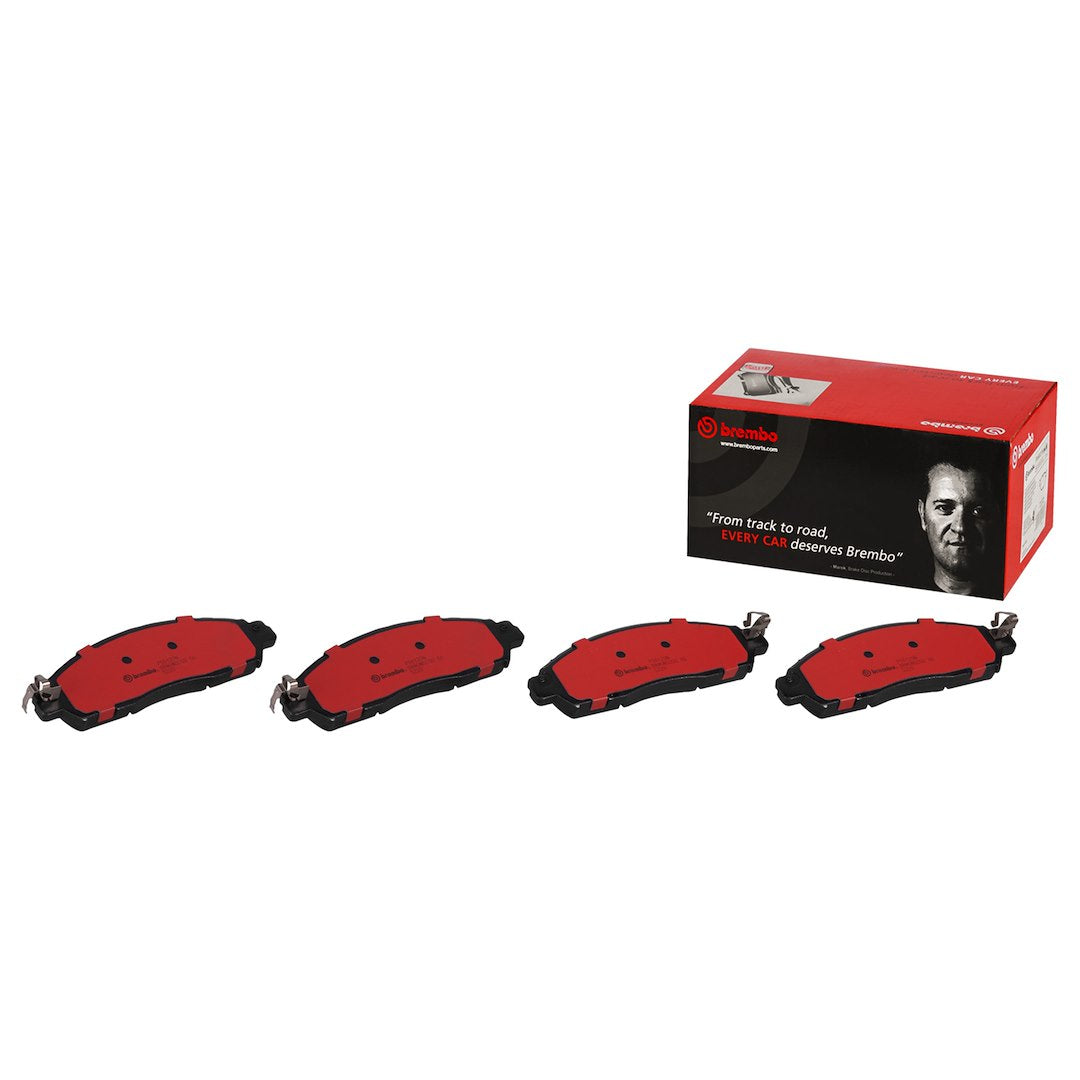 Brembo Premium Low-Met OE Equivalent Pad Brake Pad P56120N - Disc Set