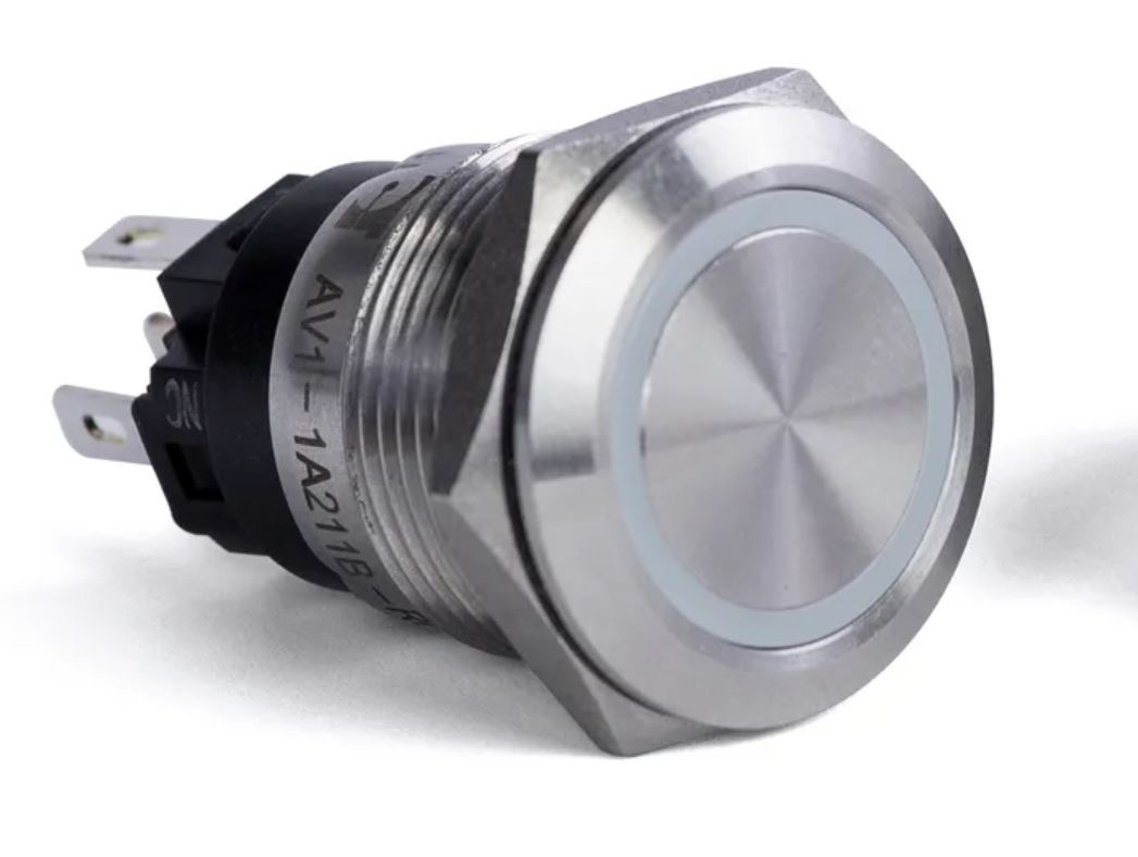 Sierramarine AV10040R Push Button Switch - Red