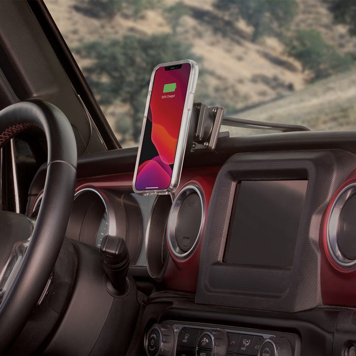 Scoshe IND. Limited Lifetime Warranty Wireless Cellular Phone Charger Pcqicr01 - Jeep Gladiator Holder