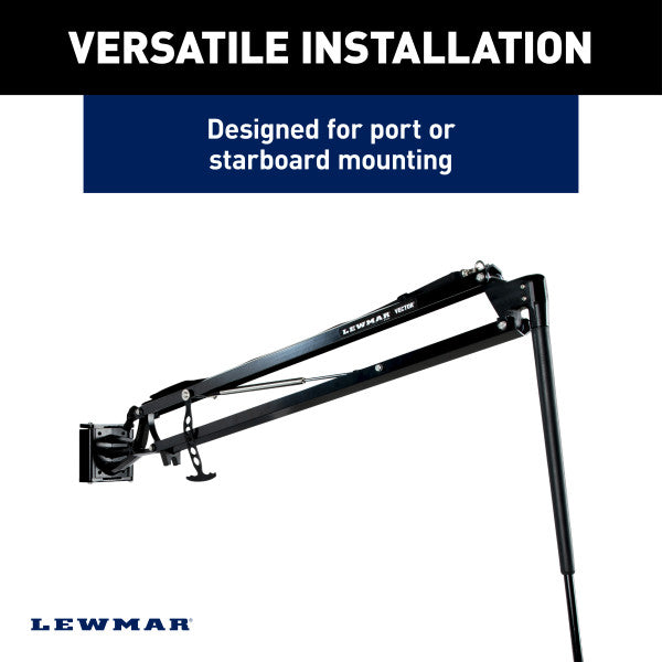 Lewmar 2023043513 Anchor System Mounting Bracket - Black