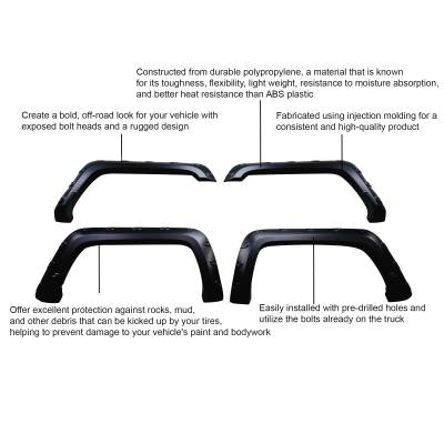 Black Horse Fpssi16 Fender Flare