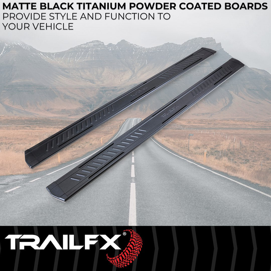 Trailfx Limited Lifetime Warranty Running Board AL6011B - A6 RB Ram 1500 HD Crew