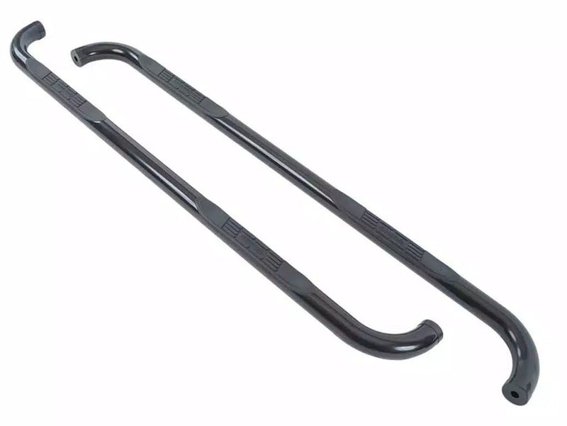BIG Country No Drilling Required Nerf Bar 370061 - Black Round Side Bars Mild Steel