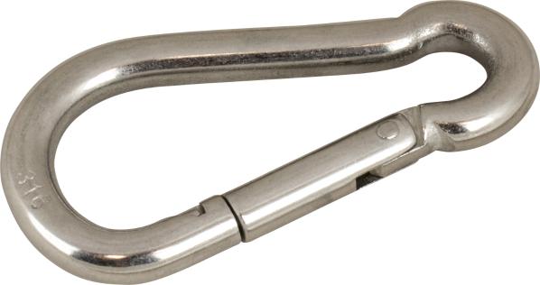 SEA DOG No Supplier Warranty Carabiner 151560-1 - Stainless Snap Hook 2-3