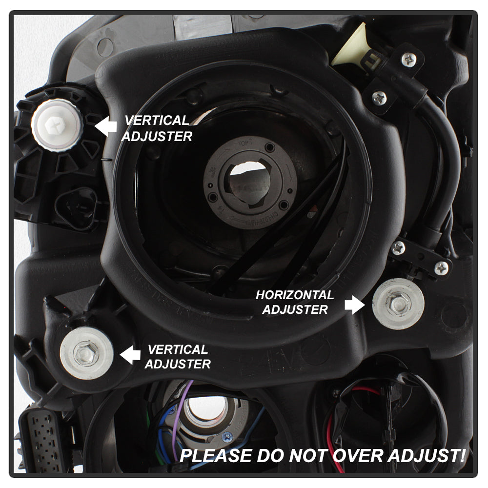 Spyder Made With OEM Standard Quality Headlight Assembly 9938900 - Cadillac Srx 10-14 Passe