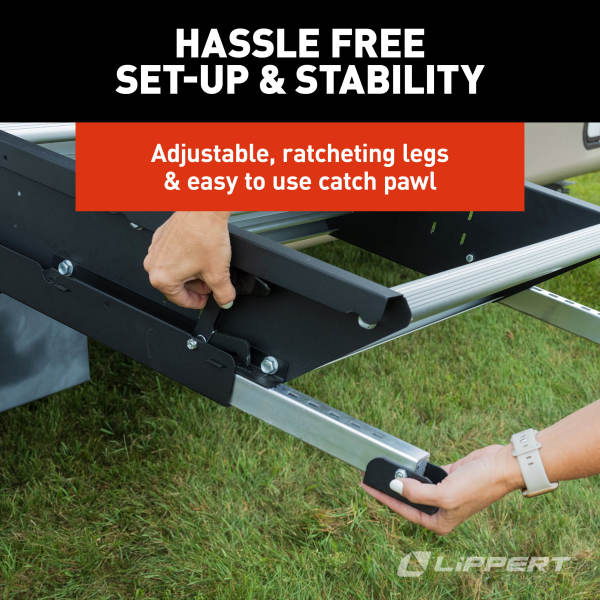Lippert Comp Effortless Lift Assist Entry Step 2024057000 - RV