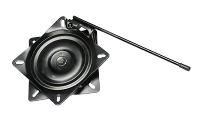 Attwood Mari 75116 Durable Steel Construction - Black Locking Swivel