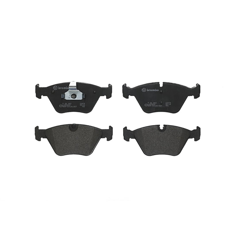 Brembo Premium Low-Met OE Equivalent Pad Brake Pad P06042 - Disc Set