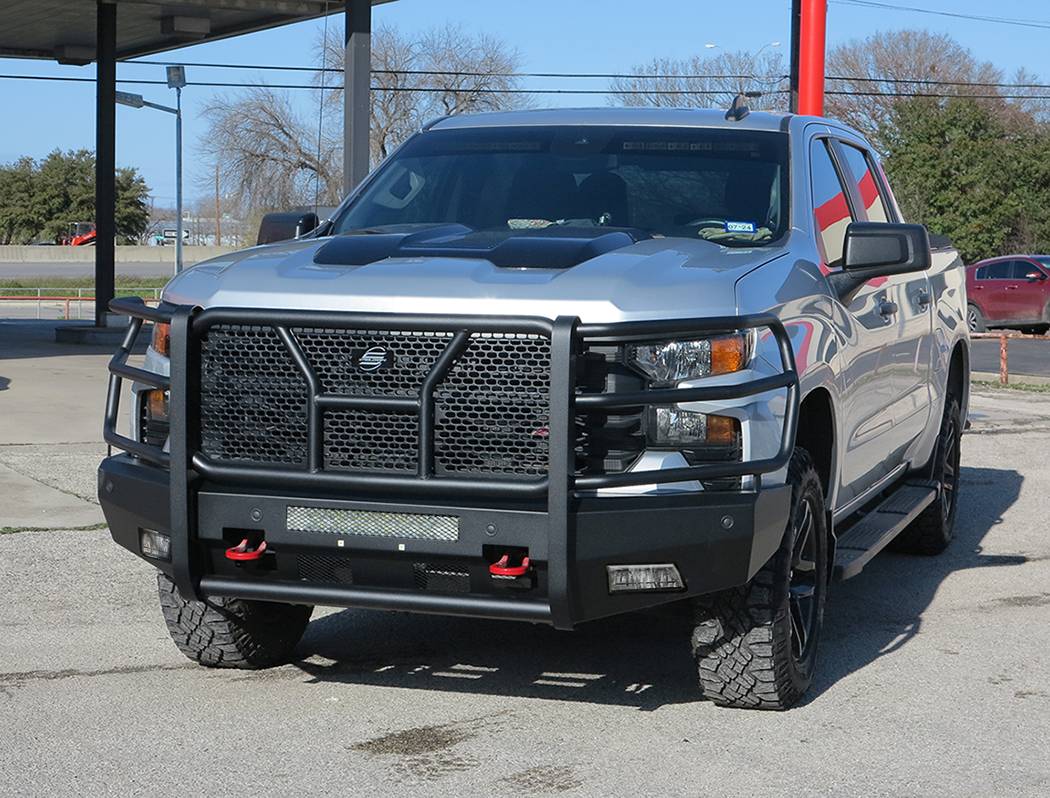 Steelcraft Accommodates Parking Sensors Bumper 60-10495C - 22-24 Chevy Silverado 1500 Fine TE