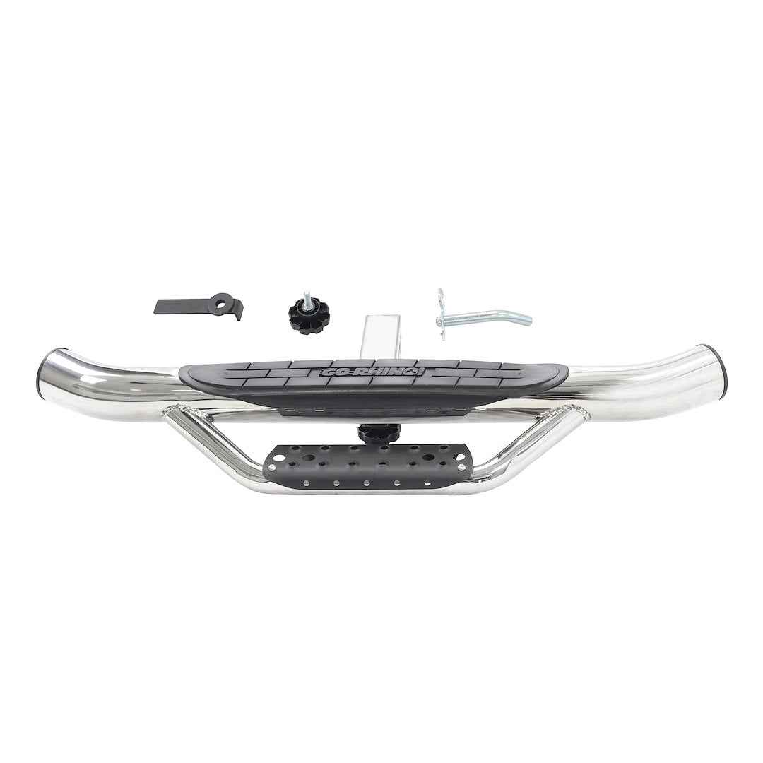 GO Rhino Easy To Install Truck Step D360PS - DMNTR2 SS Hitch