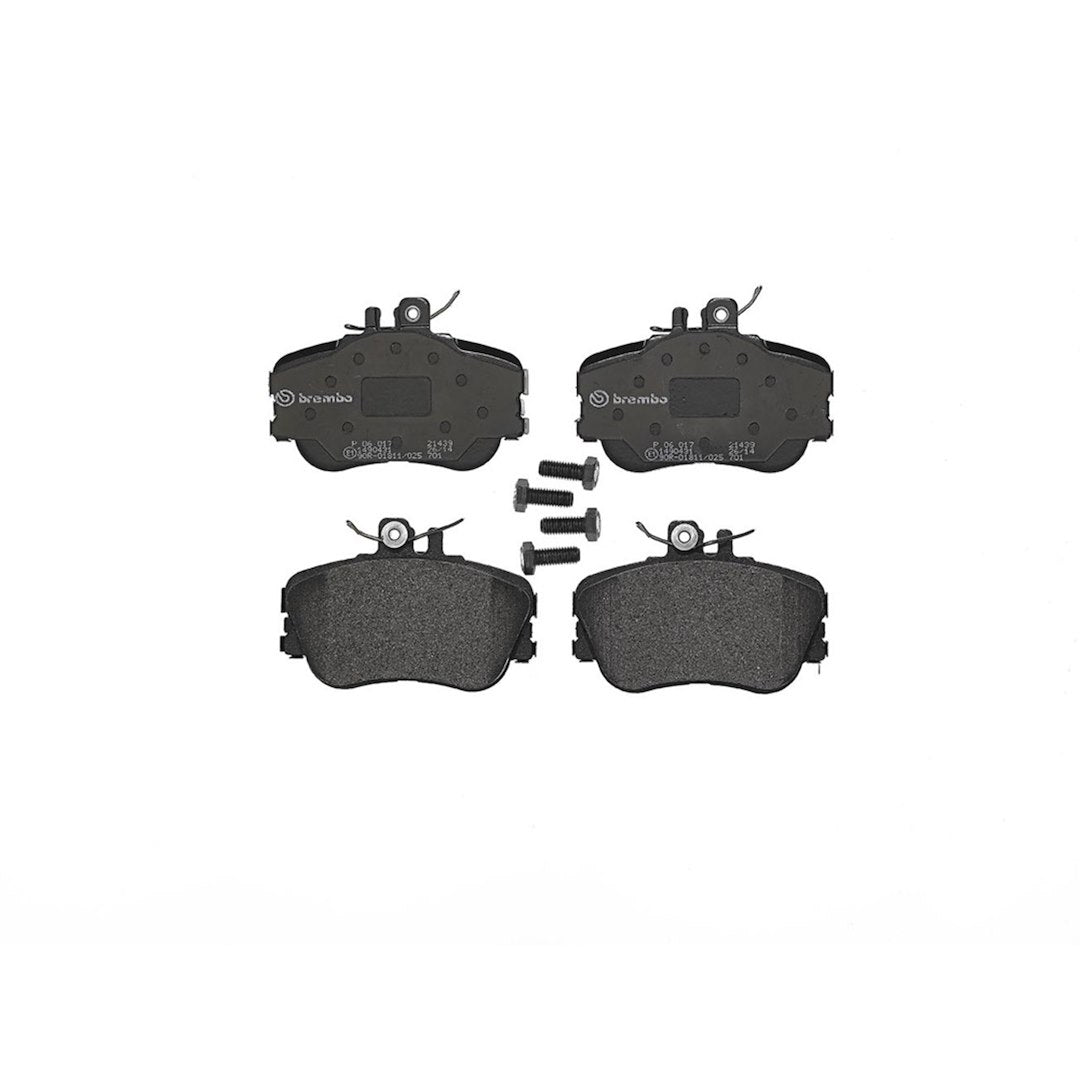 Brembo Premium Low-Met OE Equivalent Pad Brake Pad P06017 - Disc Set