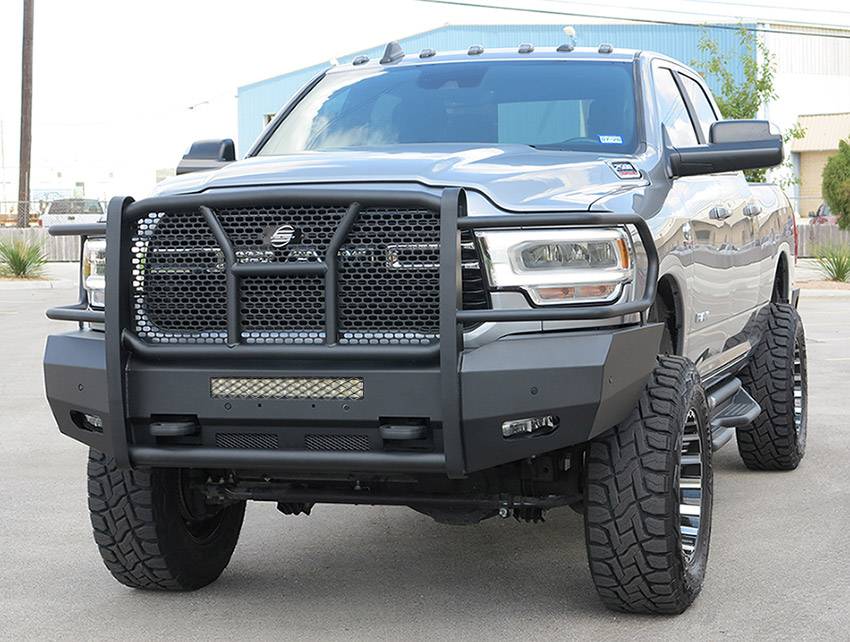 Steelcraft Accommodates Parking Sensors Bumper 60-12280C - HD Elevation Front Fine Text