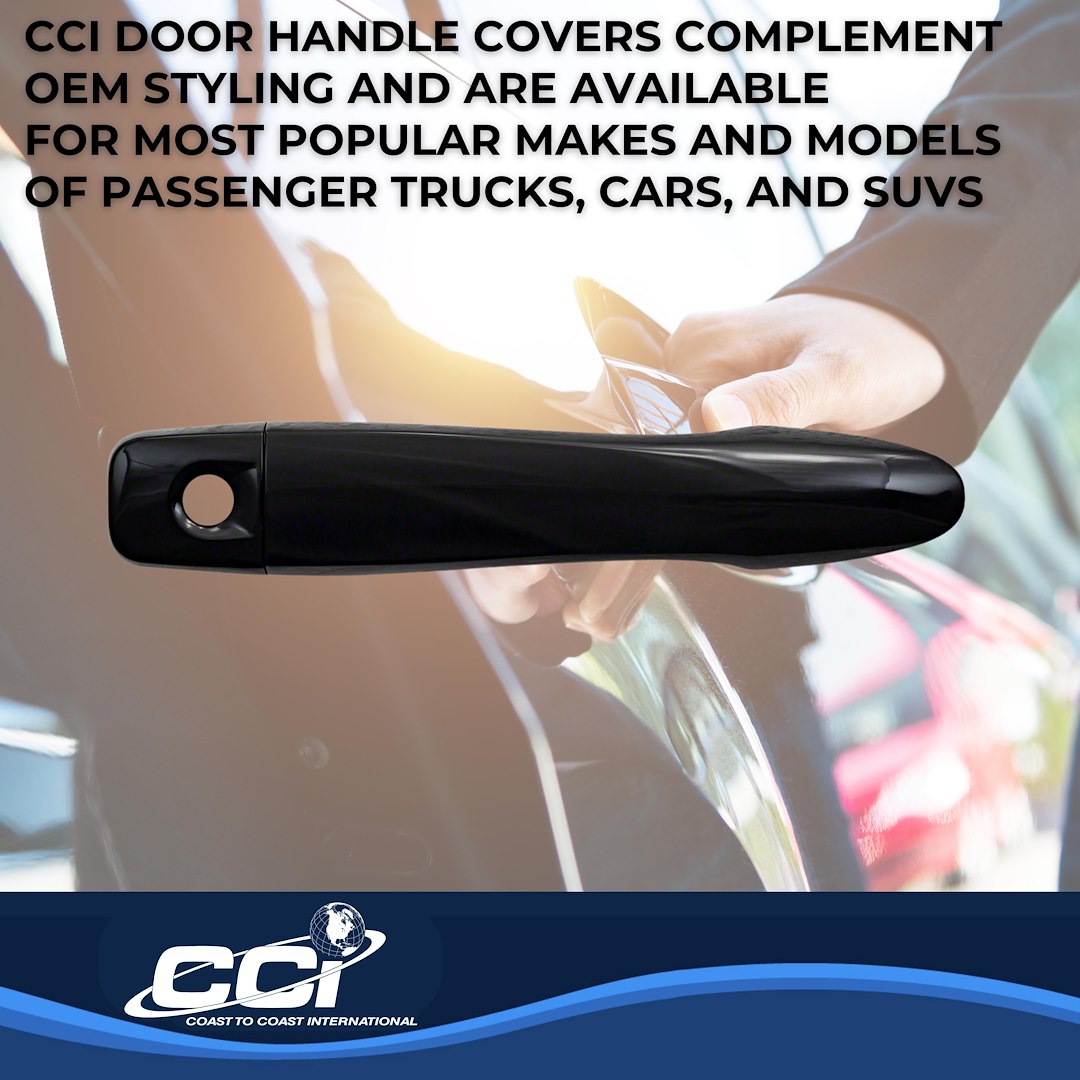 Coast2Coast Limited Lifetime Warranty Exterior Door Handle Cover Ccidh68524BBK - DH 05-25 Frontier 4D GL BK WO Pskh