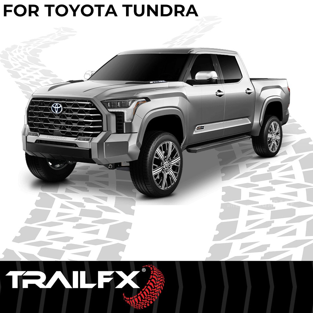 Trailfx Limited Lifetime Warranty Running Board AL6016B - A6 RB Tundra Crew Max
